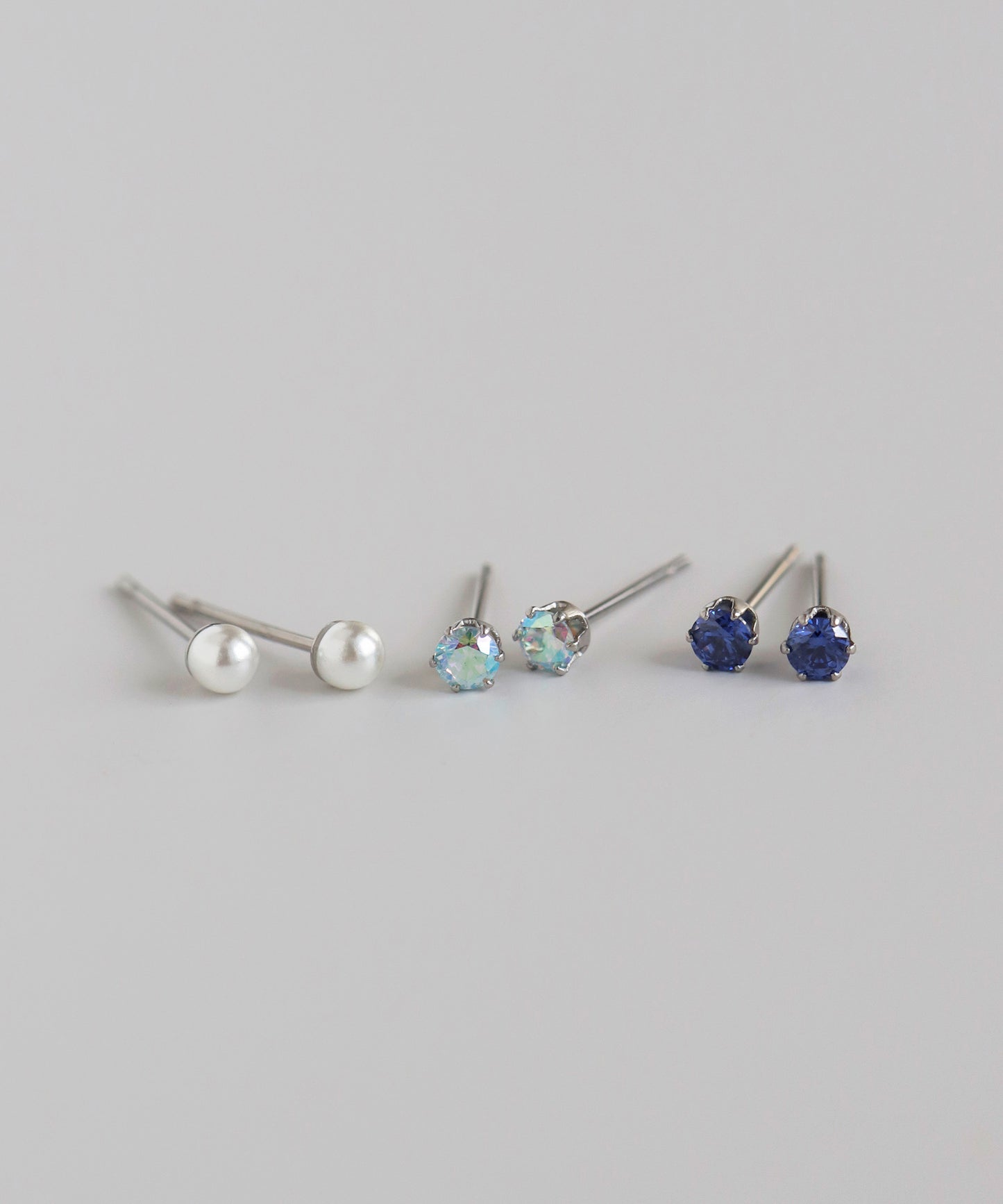 Bijou & Pearl Earrings [set of 3]