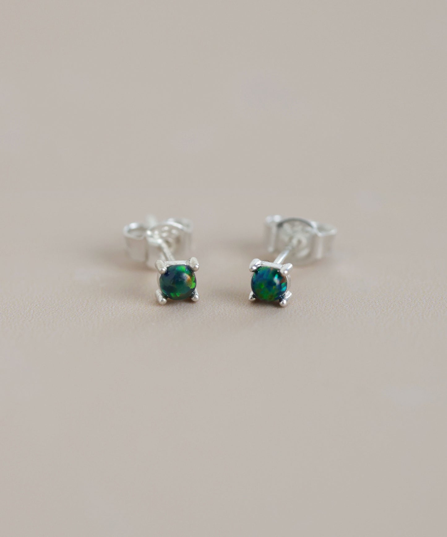 Color Stone Earrings [Silver925]