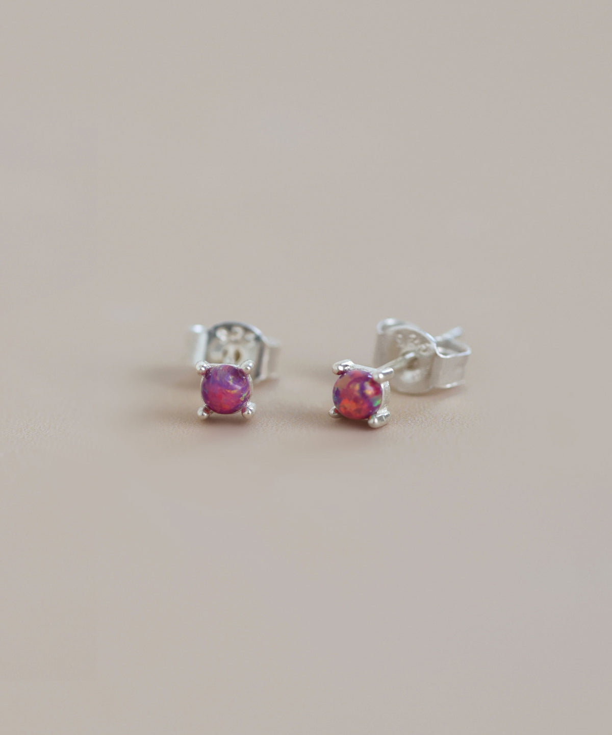 Color Stone Earrings [Silver925]