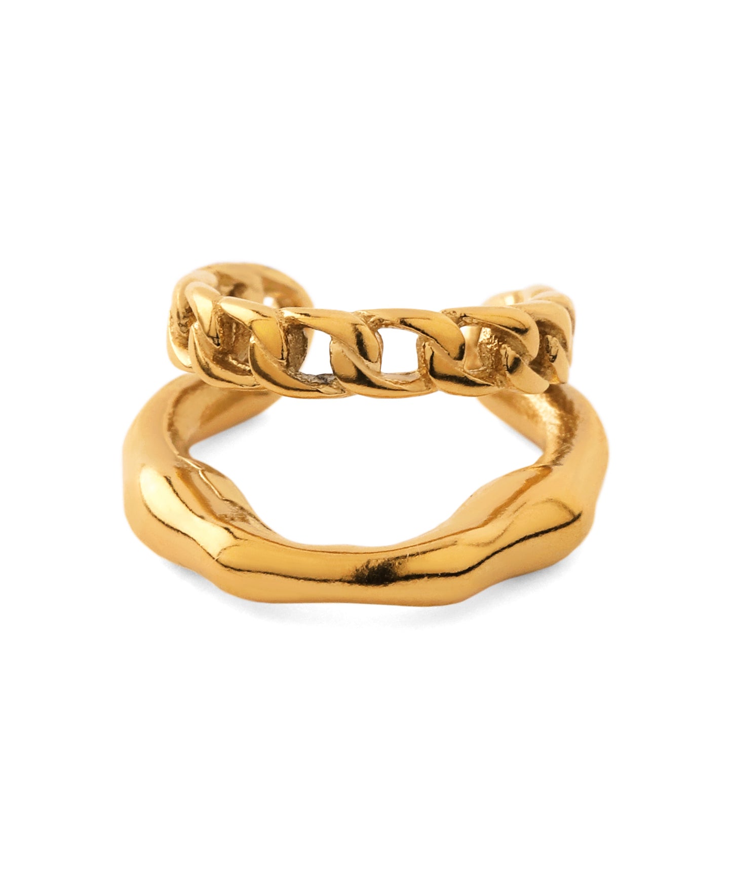 Chain Design Ear Cuff [Stainless Steel]