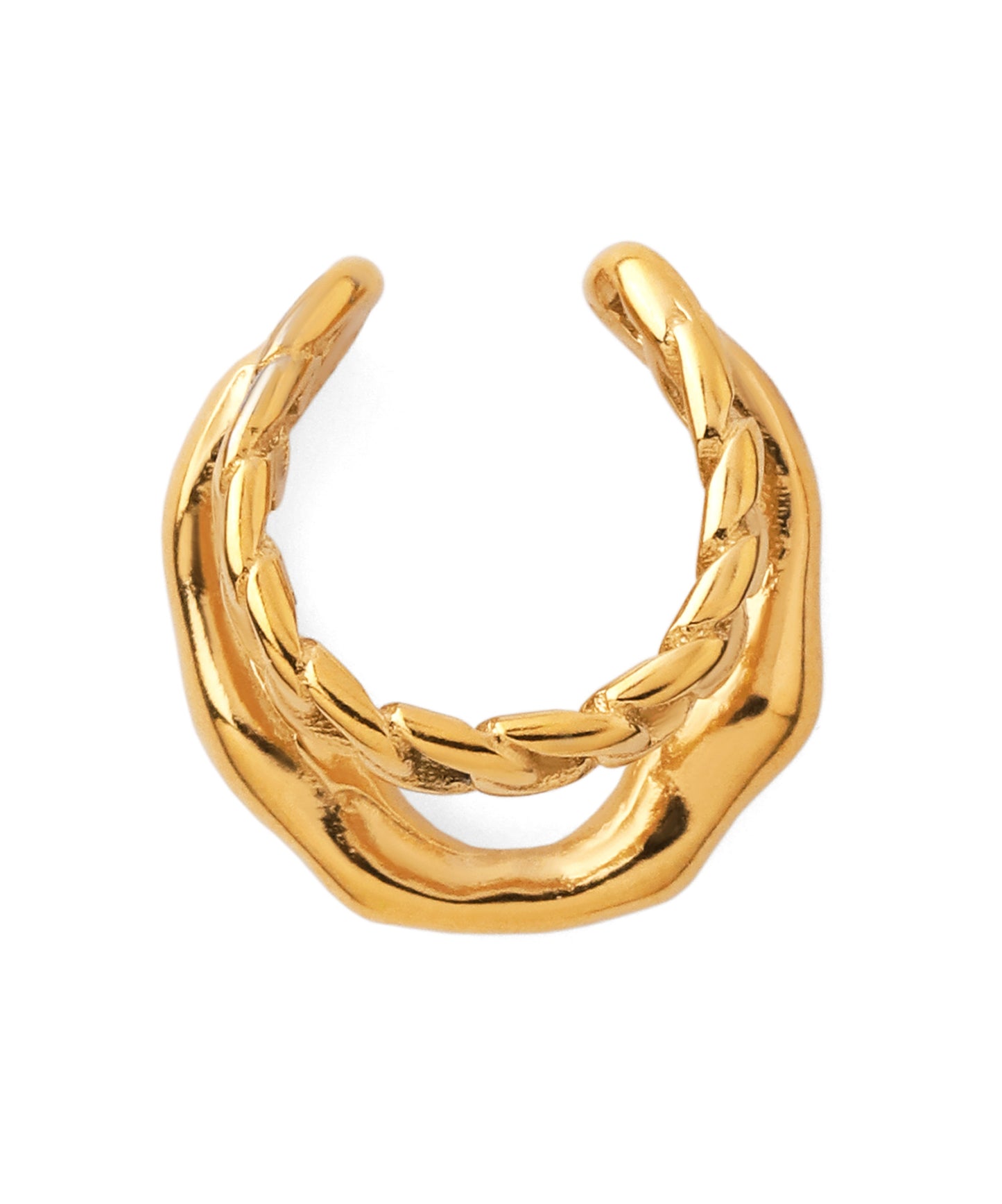 Chain Design Ear Cuff [Stainless Steel]