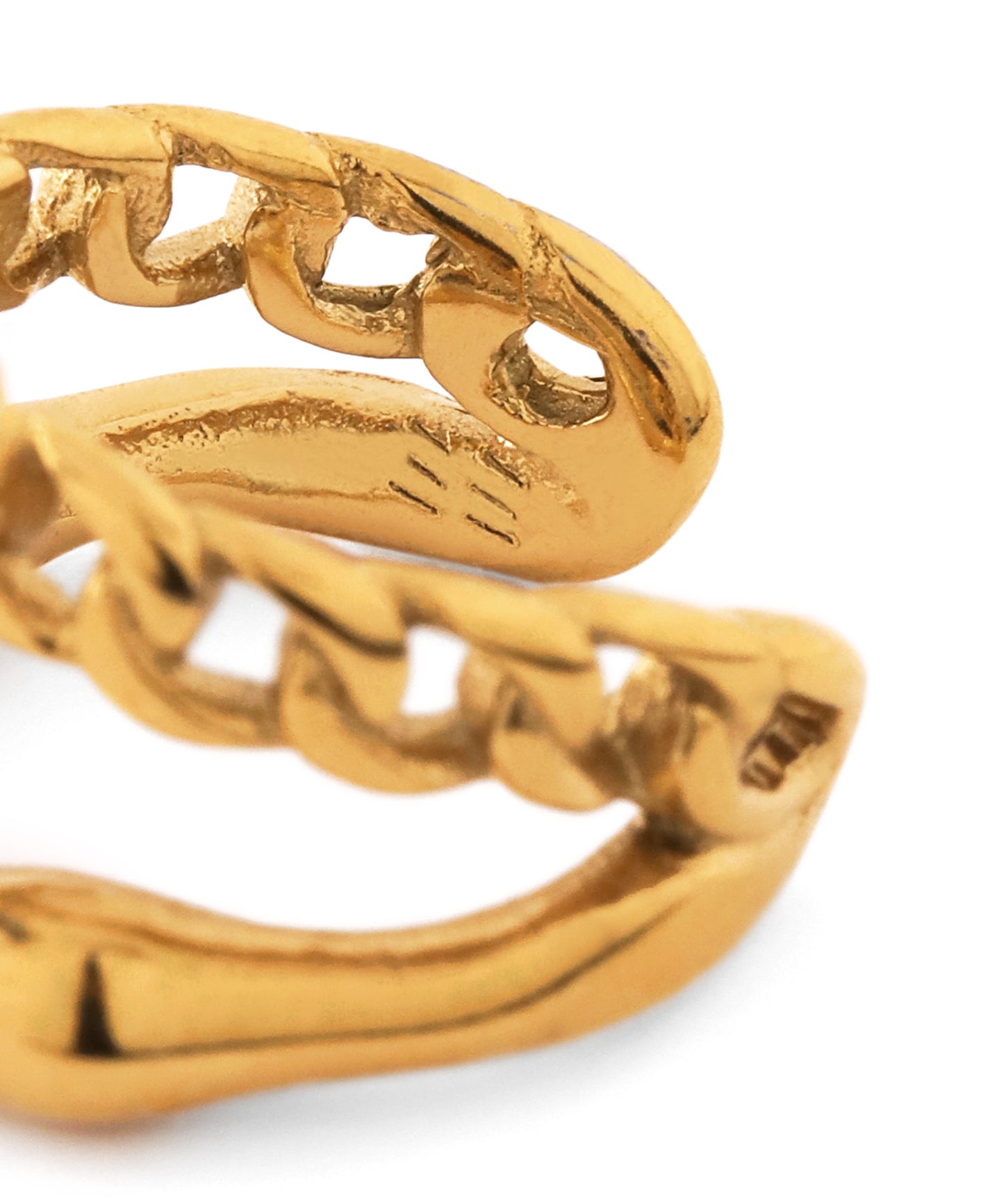 Chain Design Ear Cuff [Stainless Steel]