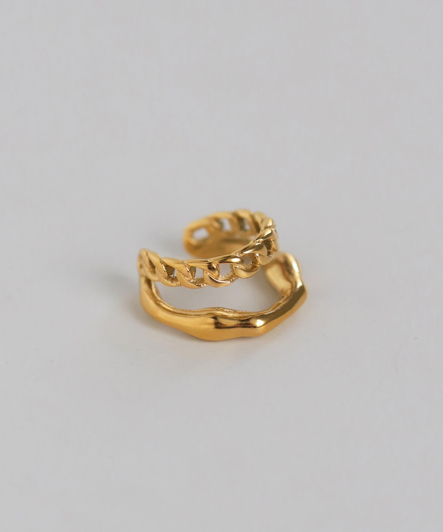 Chain Design Ear Cuff [Stainless Steel]