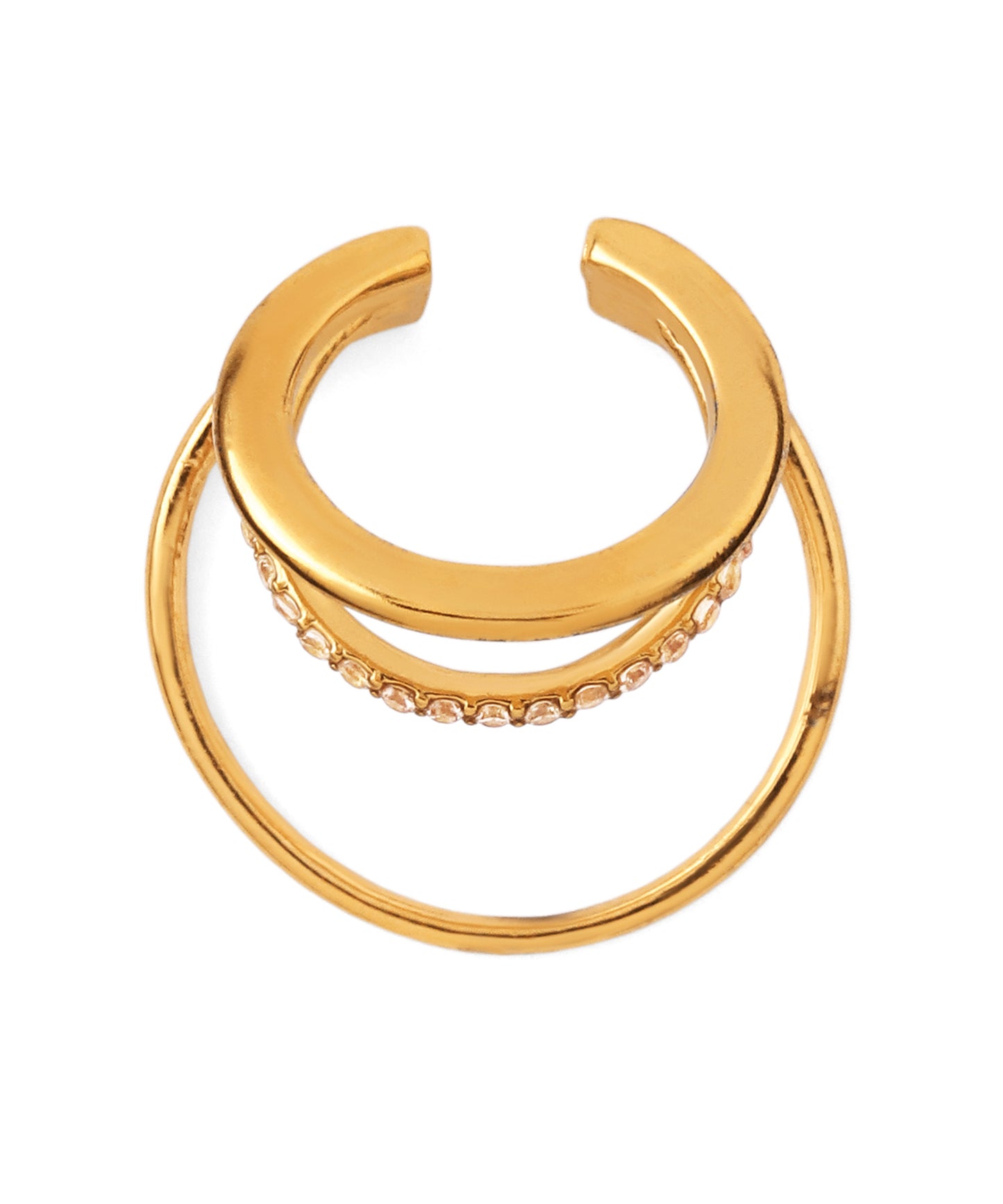 Bijou Line Ear Cuff [Stainless Steel]