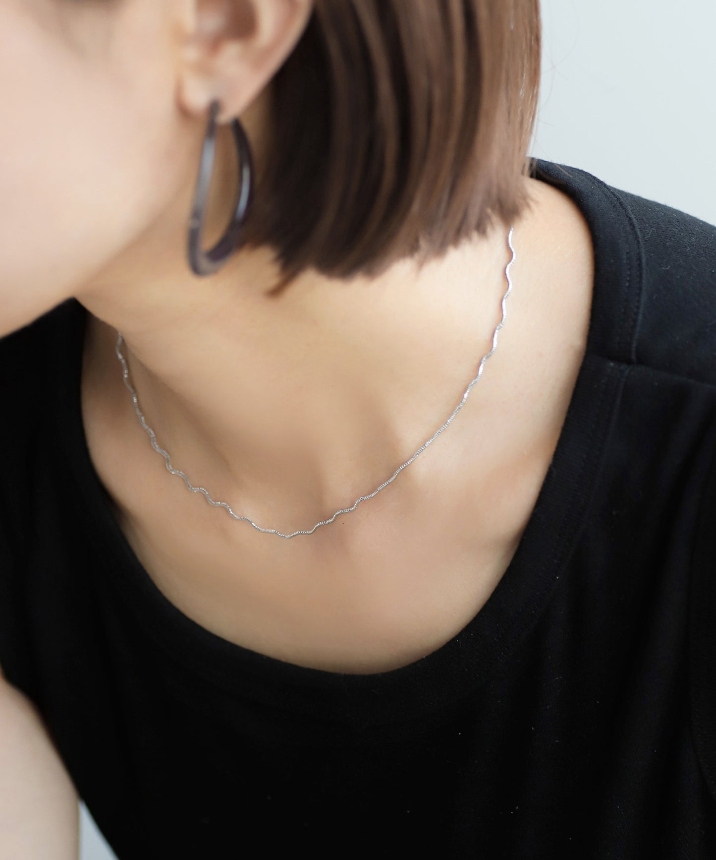 【Online Store Limited】Wave Chain Necklace