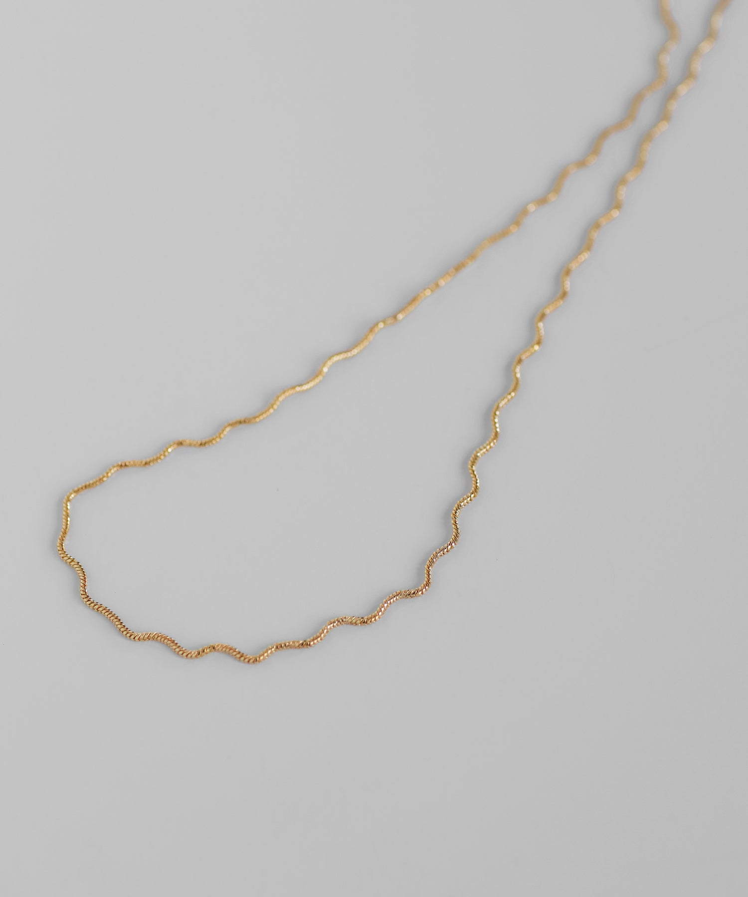 Online Store Limited】Wave Chain Necklace (dg210168n) mimi33