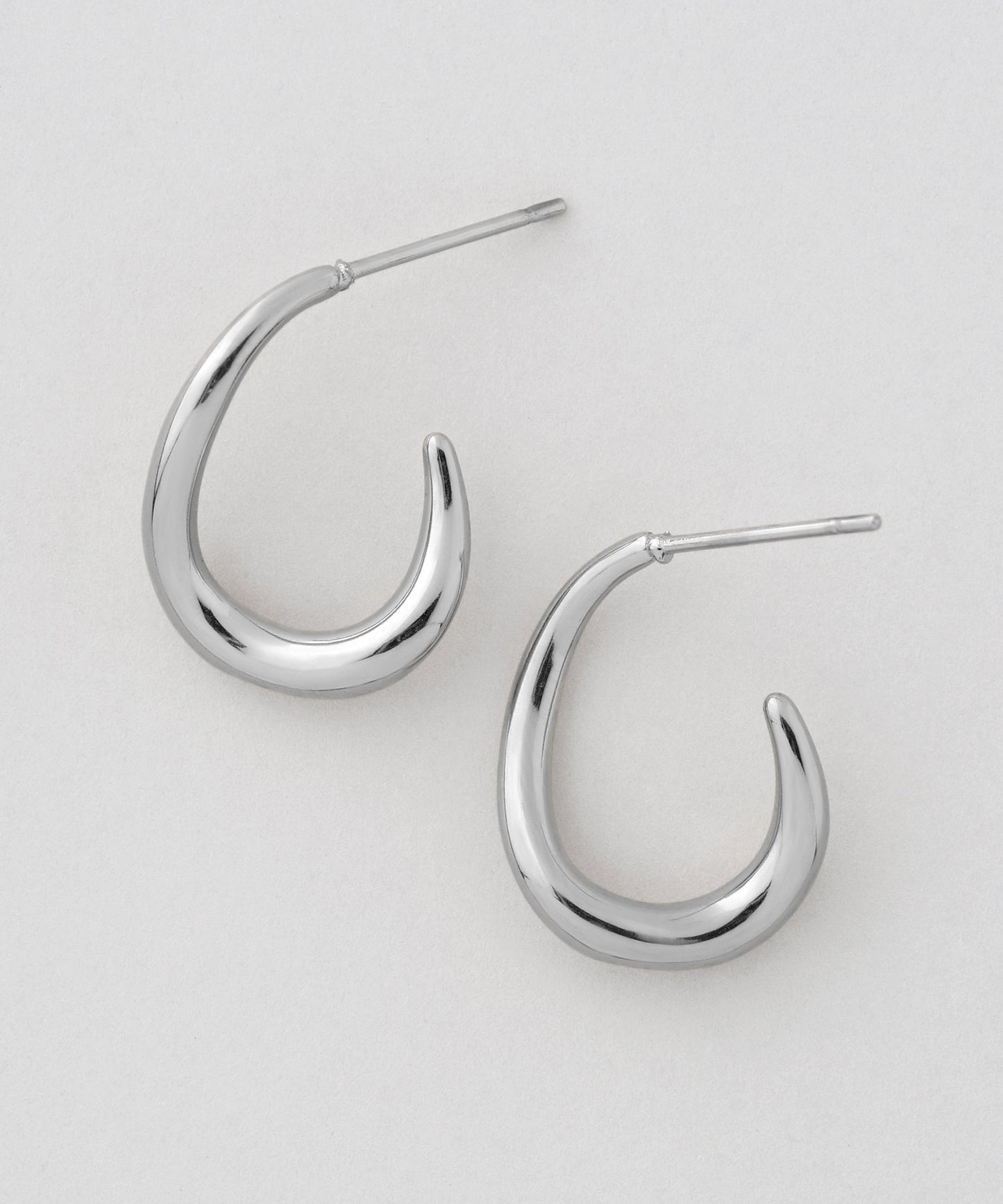 【Stainless Steel IP】Nuance Hoop Earrings