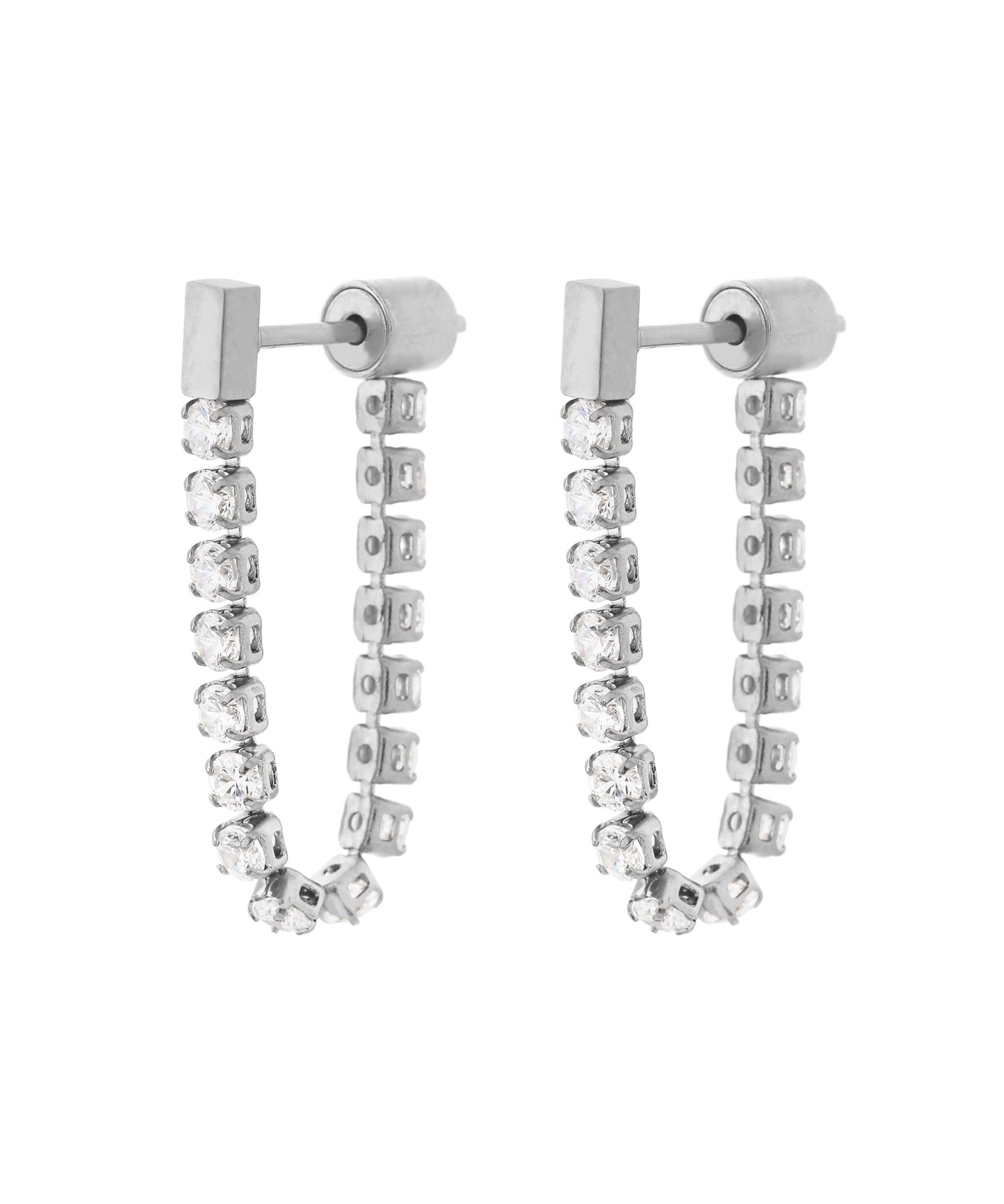 Bijou Back Catch Earrings [Stainless Steel]