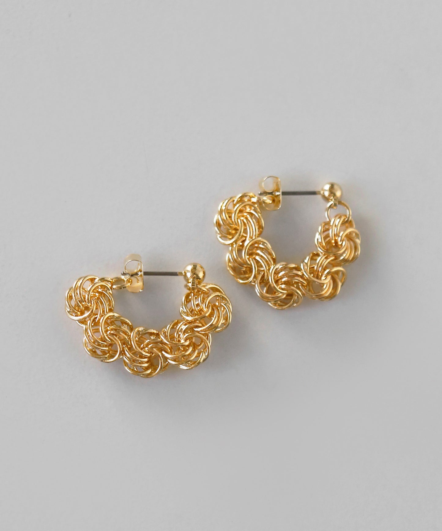 Chain Back Catch Earrings