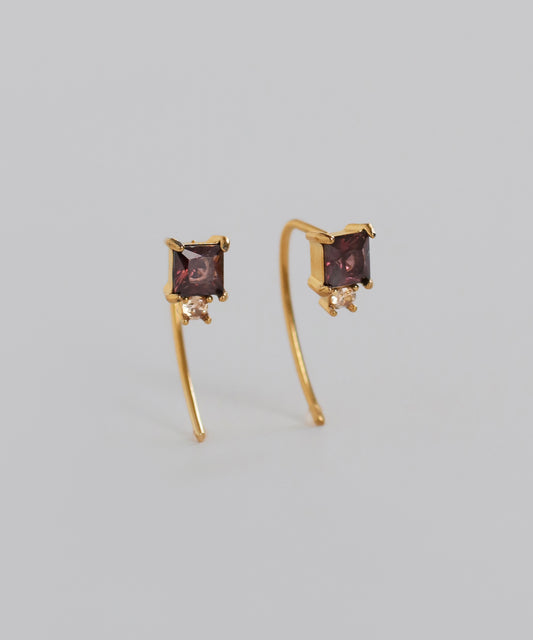 Bijou Hook Earrings [Stainless Steel]