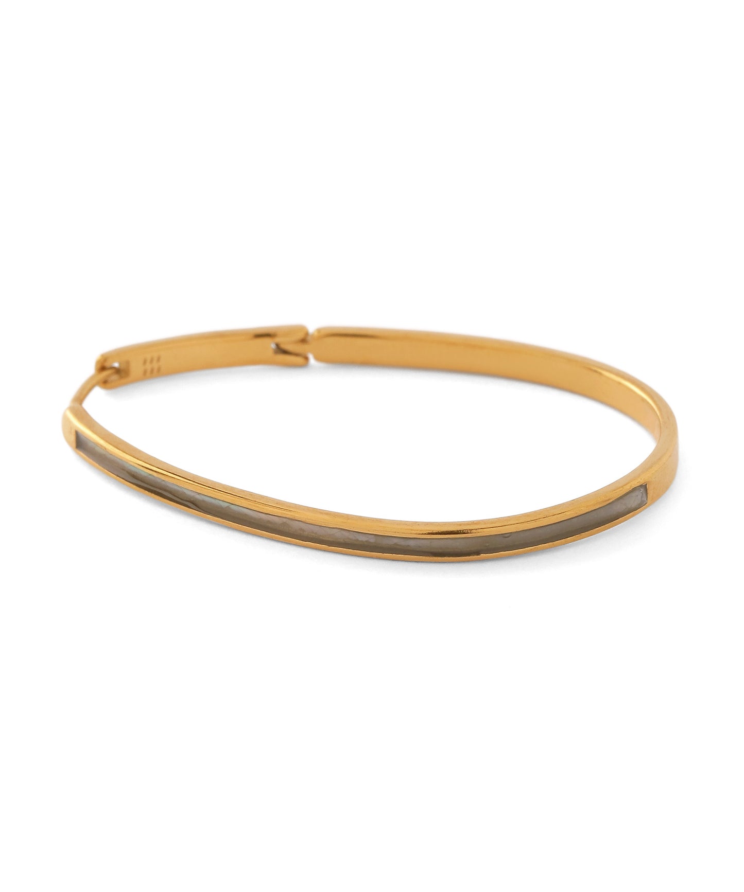 Shell Hoop Earrings [Stainless Steel]