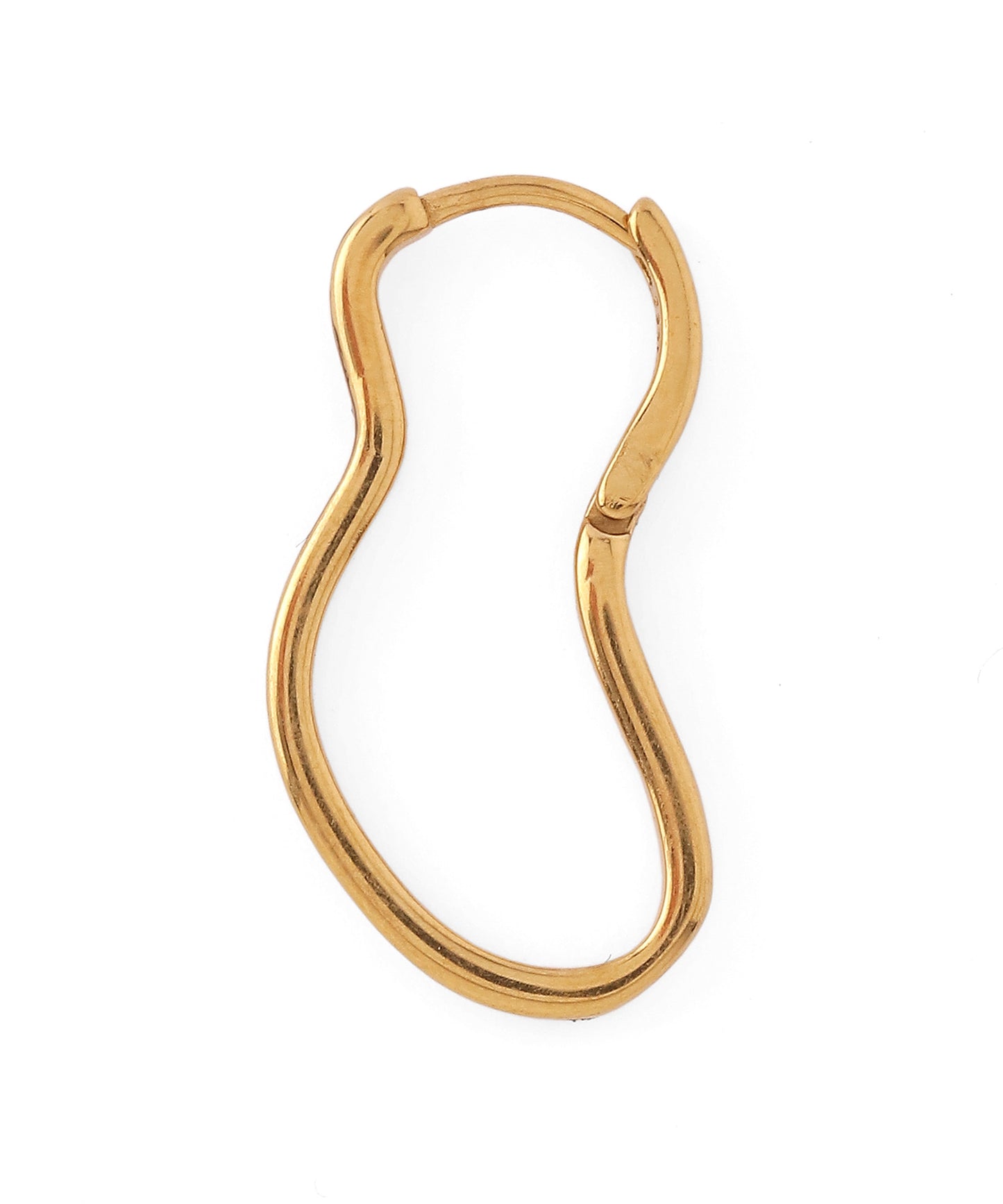 Shell Hoop Earrings [Stainless Steel]