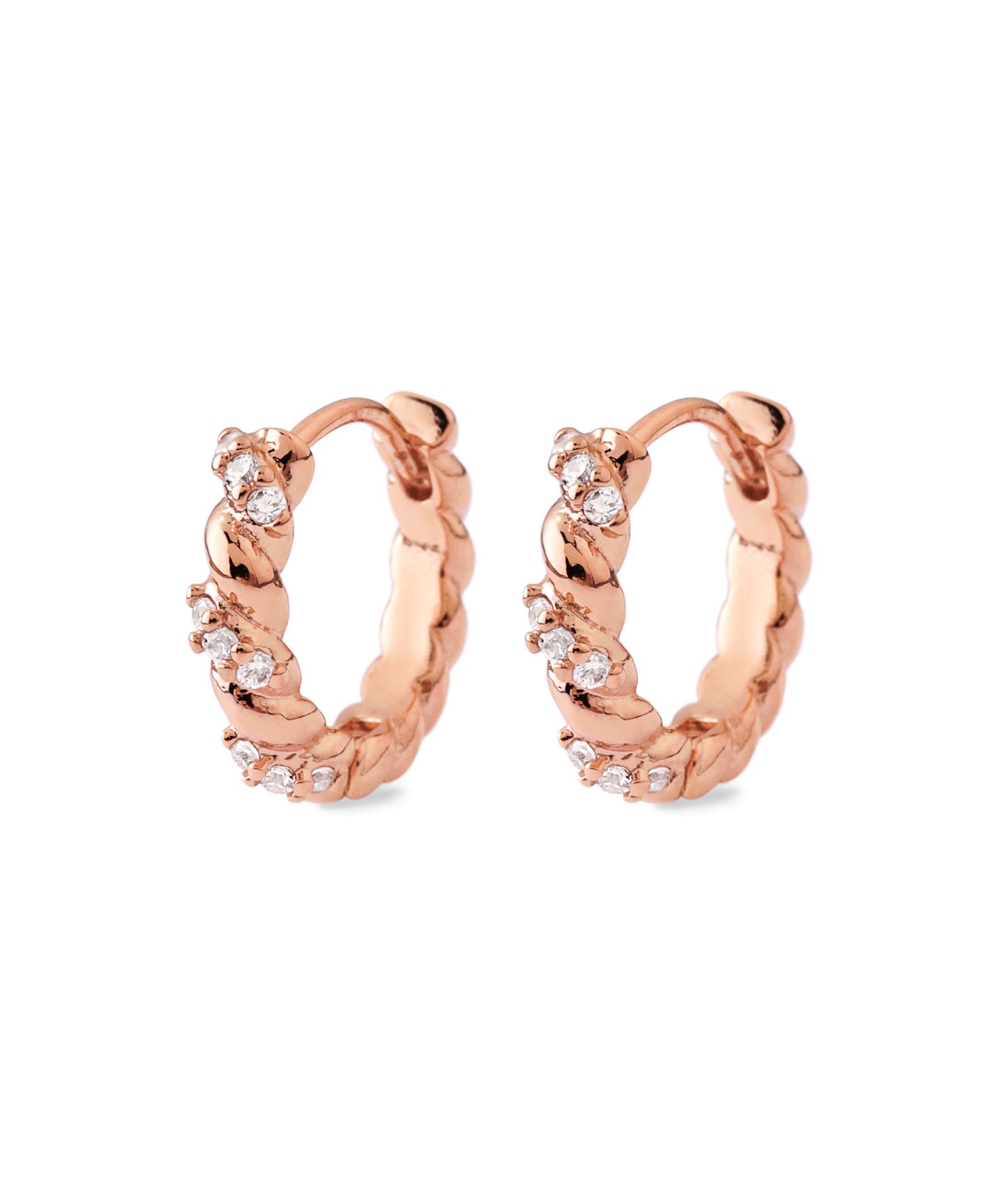 Bijou × Twist Hoop Earrings