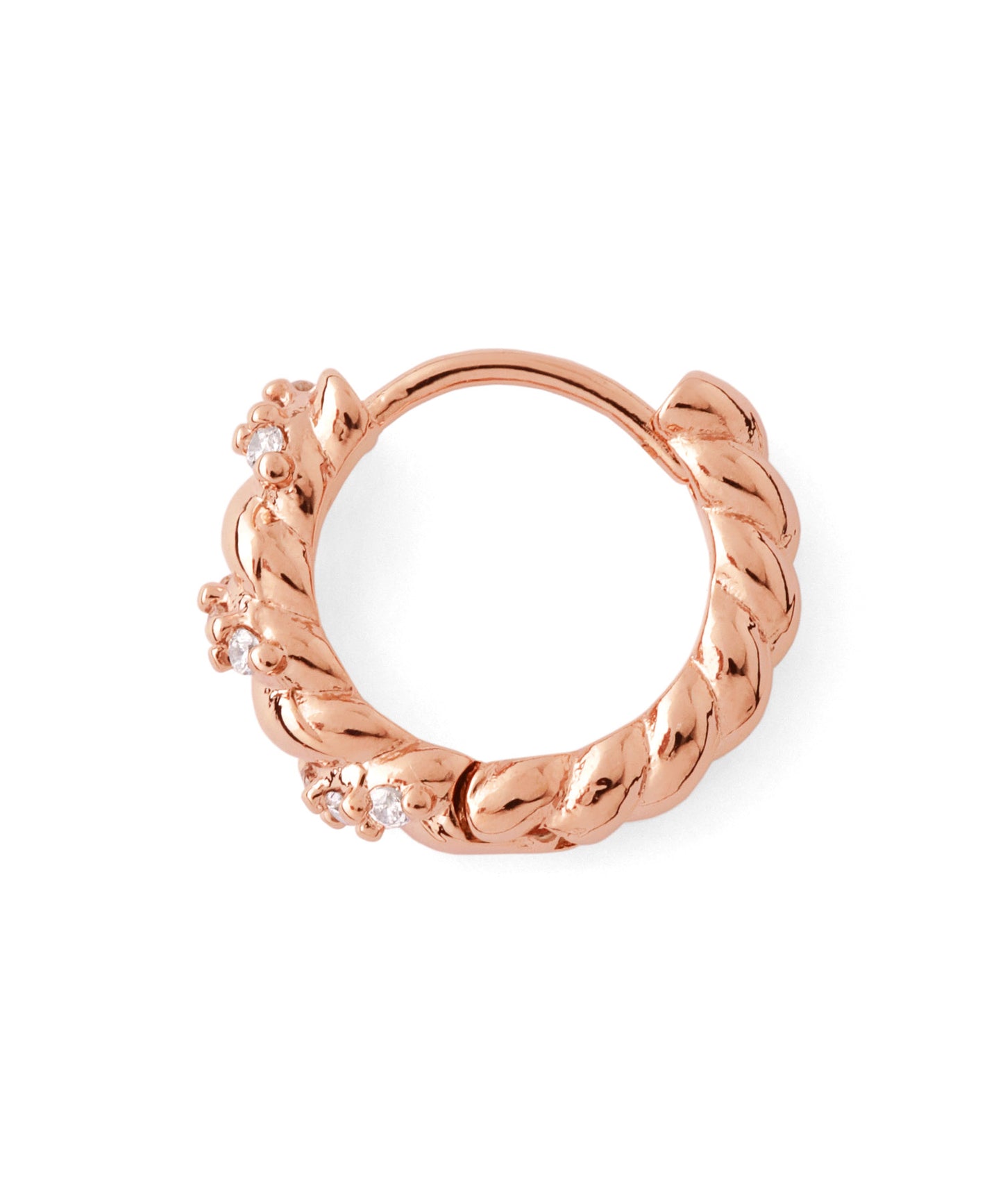 Bijou × Twist Hoop Earrings