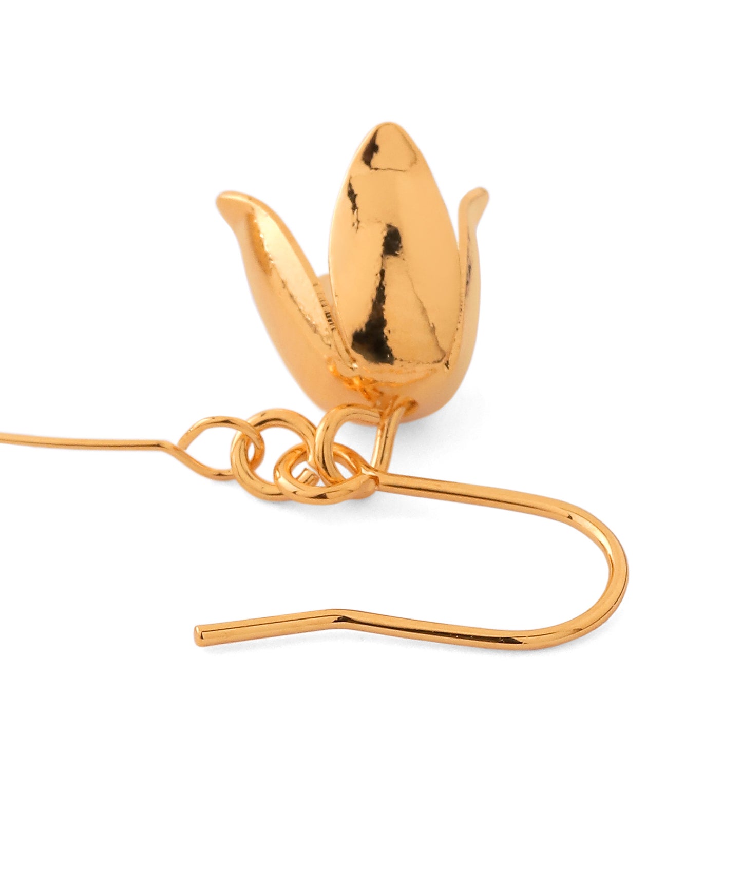 Pearl & Flower Hook Earrings