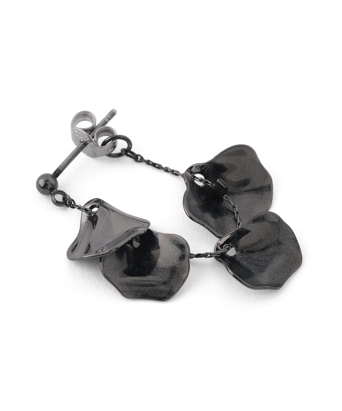 Flower Back Catch Earrings