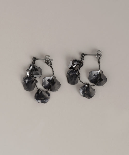 Flower Back Catch Earrings