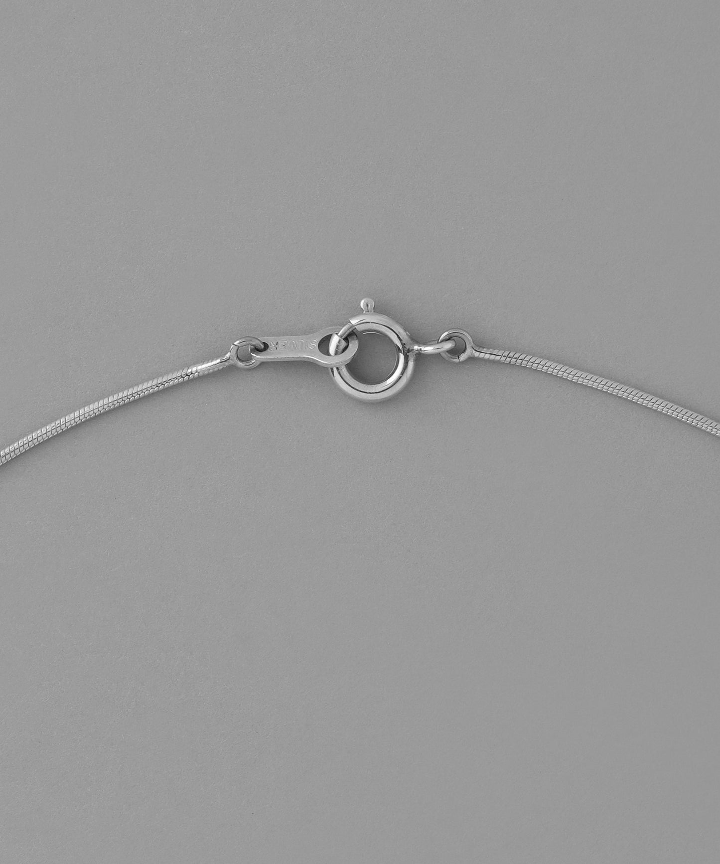 Matte Snake Chain Necklace [925silver]