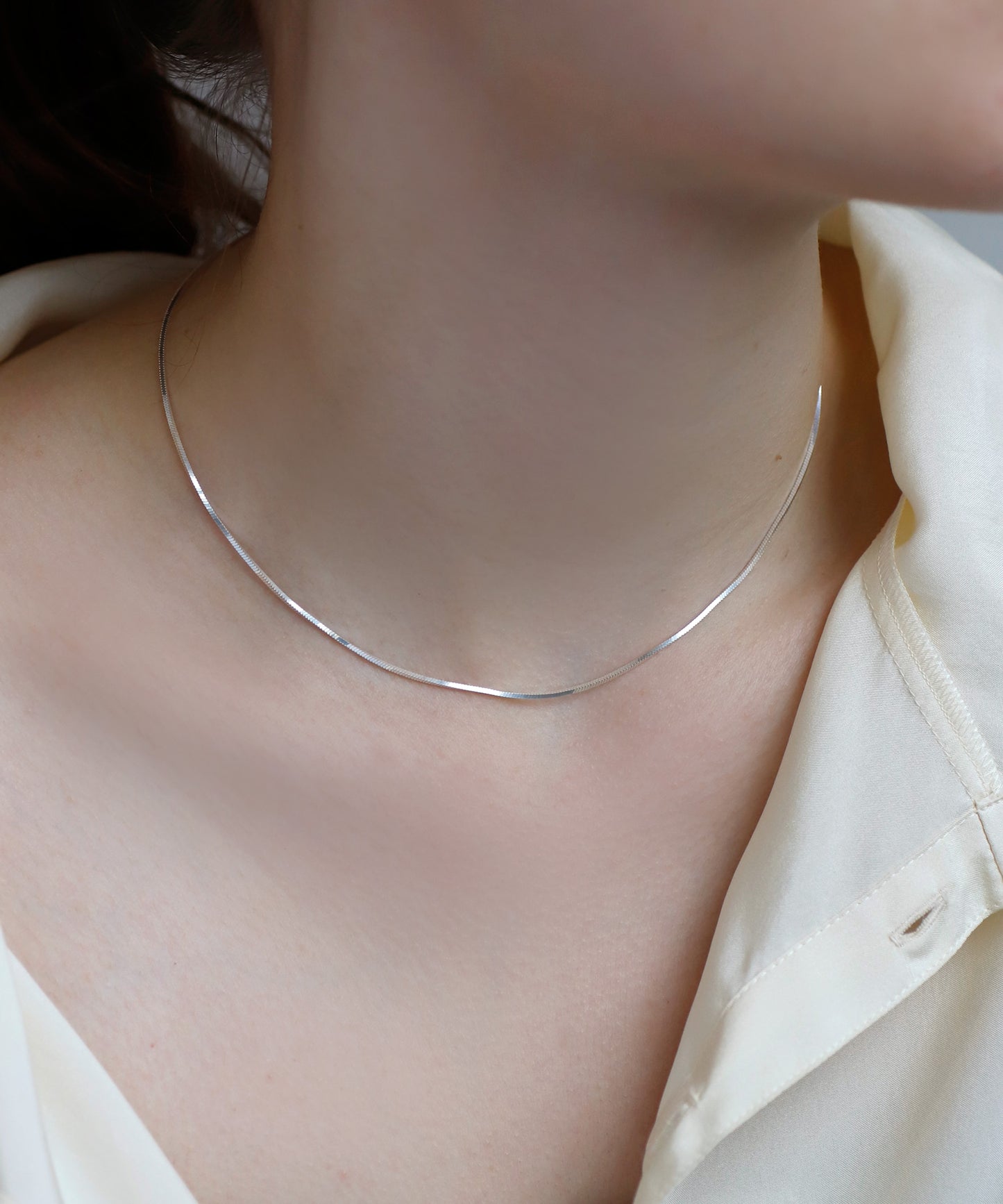 Snake Chain Necklace [925silver]