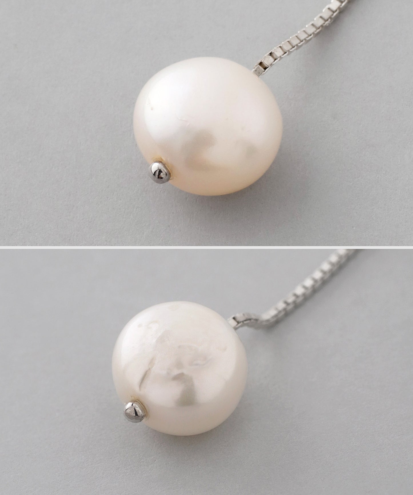 Freshwater Pearl Necklace[925 Silver]