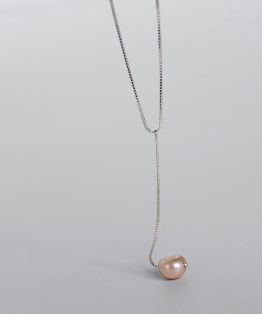Freshwater Pearl Necklace[925 Silver]