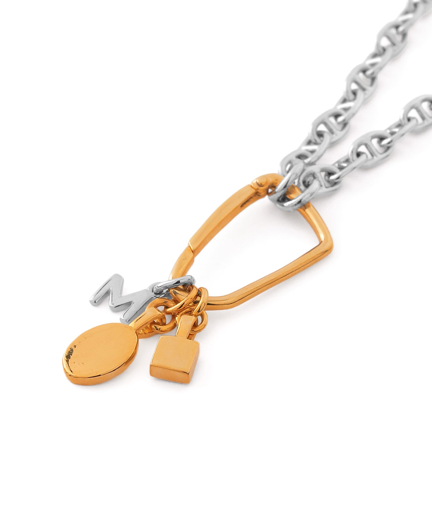 Detachable Charm Necklace [Thick Plating]