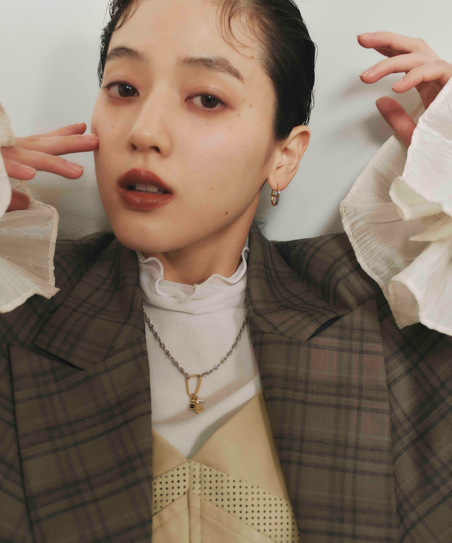 Detachable Charm Necklace [Thick Plating]