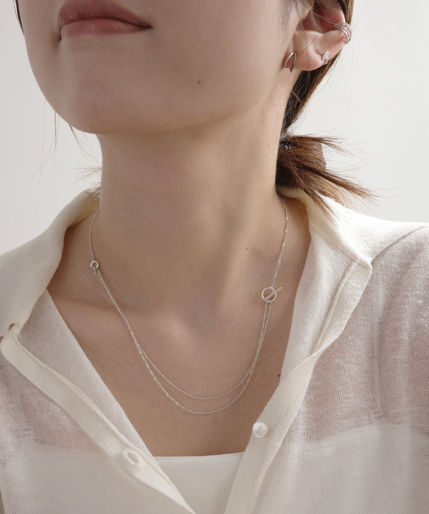 3-Way Chain Necklace [925 Silver] – mimi33 ONLINE STORE