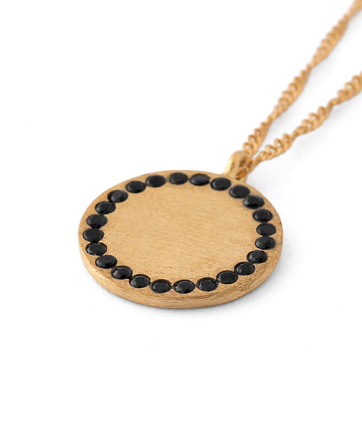 Natural Gemstone Circle Necklace