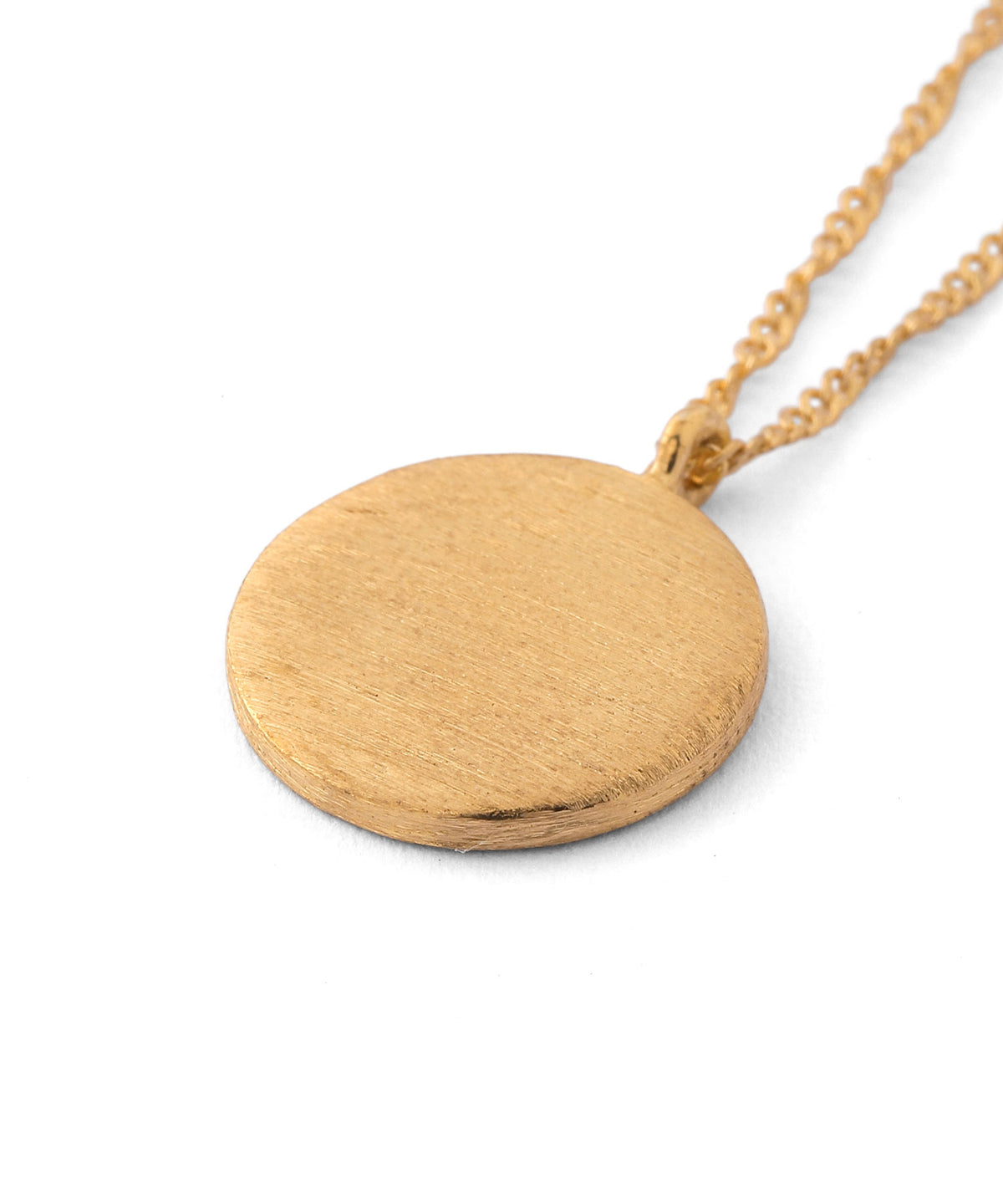Natural Gemstone Circle Necklace