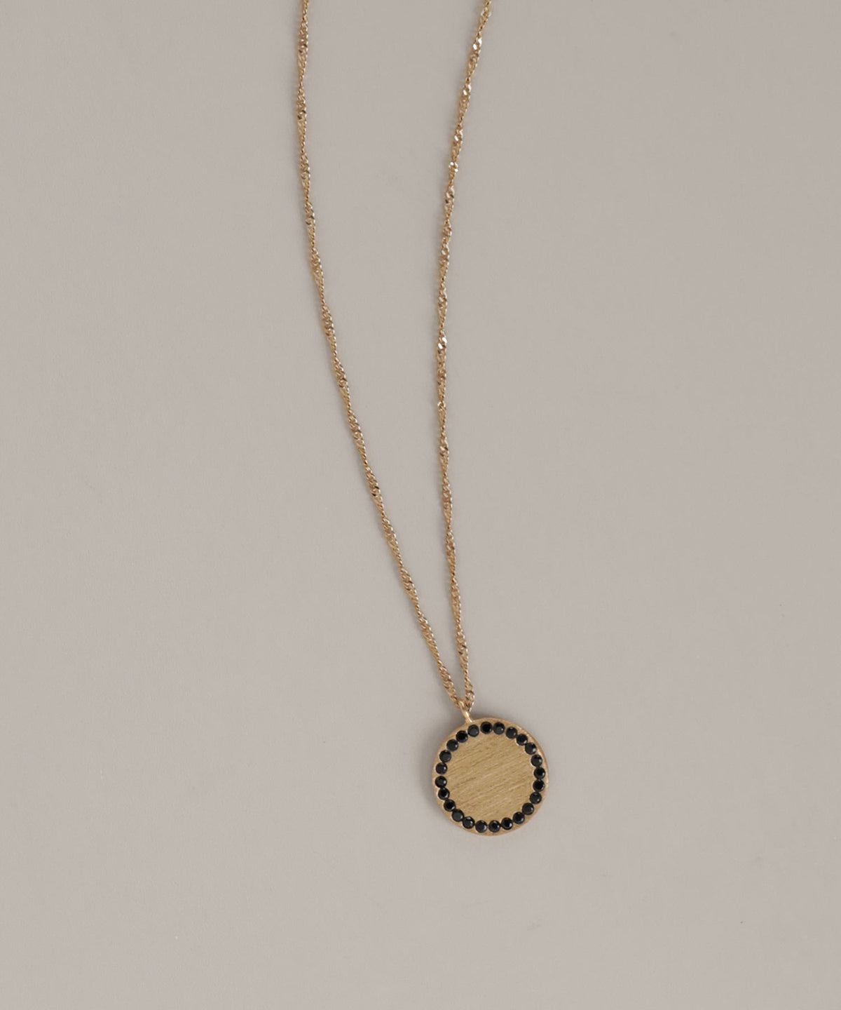 Natural Gemstone Circle Necklace