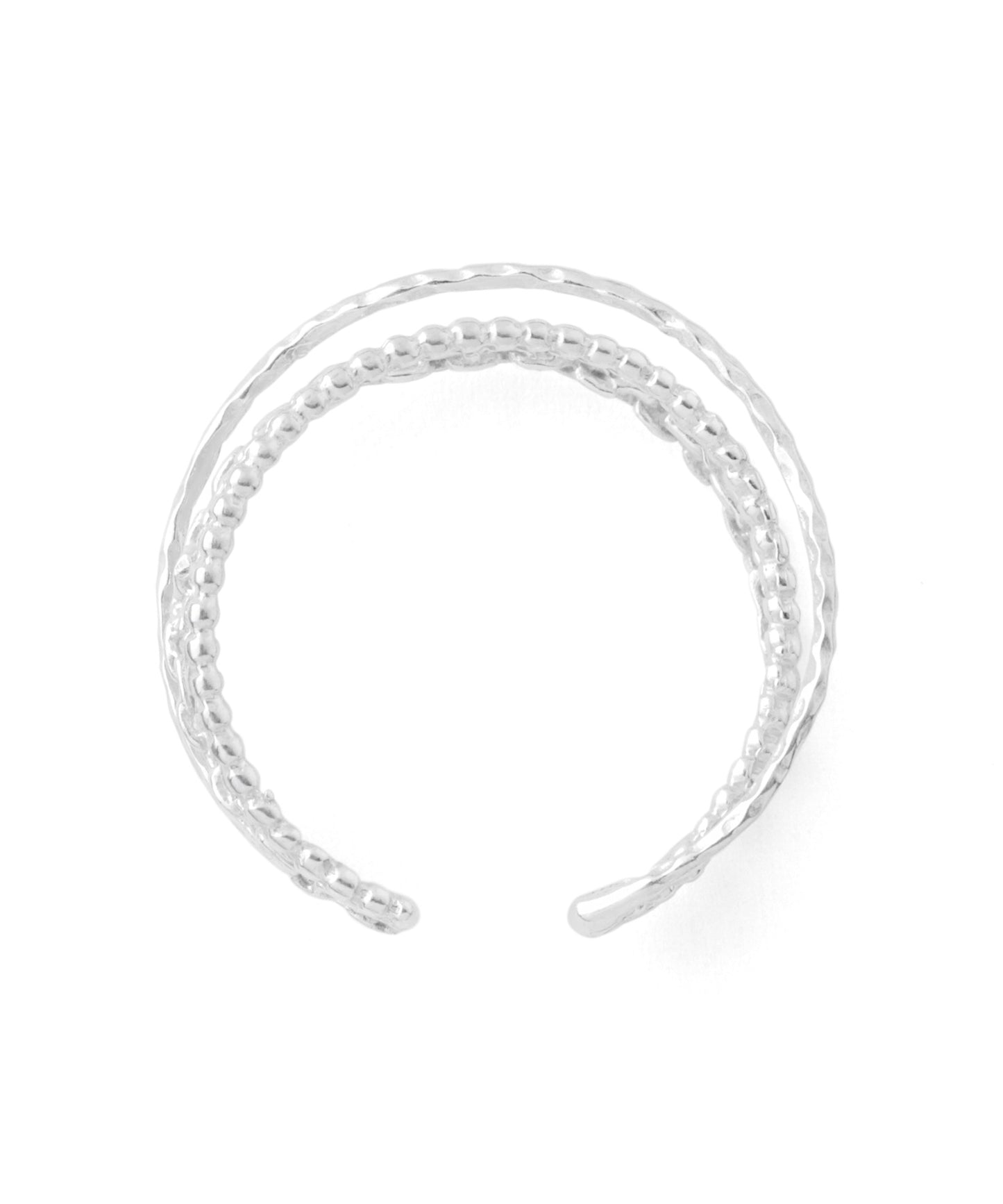 [Eligible for Gift] Cross Line Ring [925 Silver]