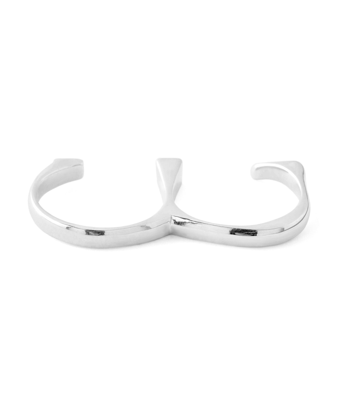 [Eligible for Gift] Bijou Double-Finger Ring [925 Silver]