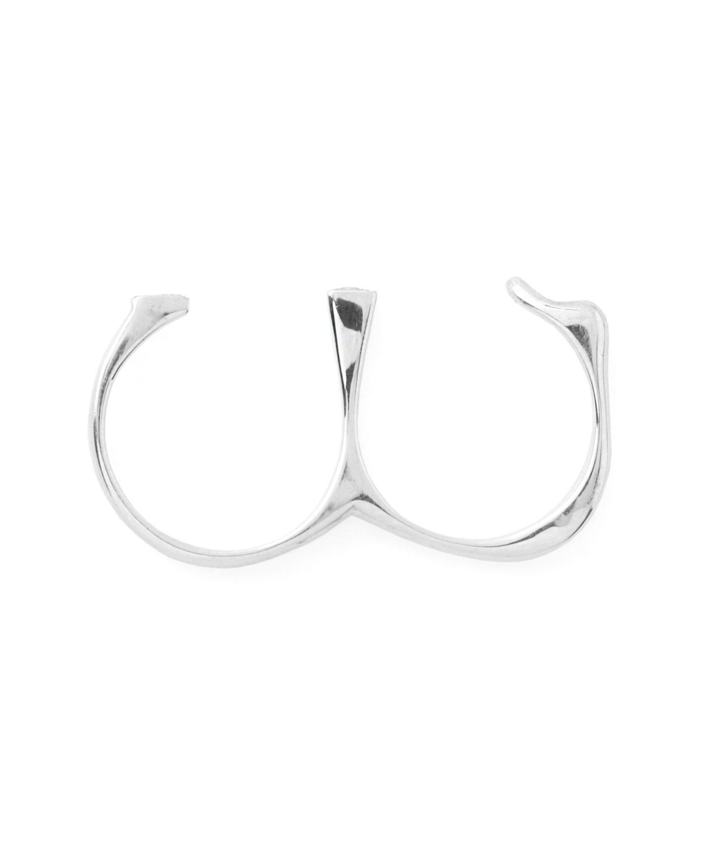 [Eligible for Gift] Bijou Double-Finger Ring [925 Silver]