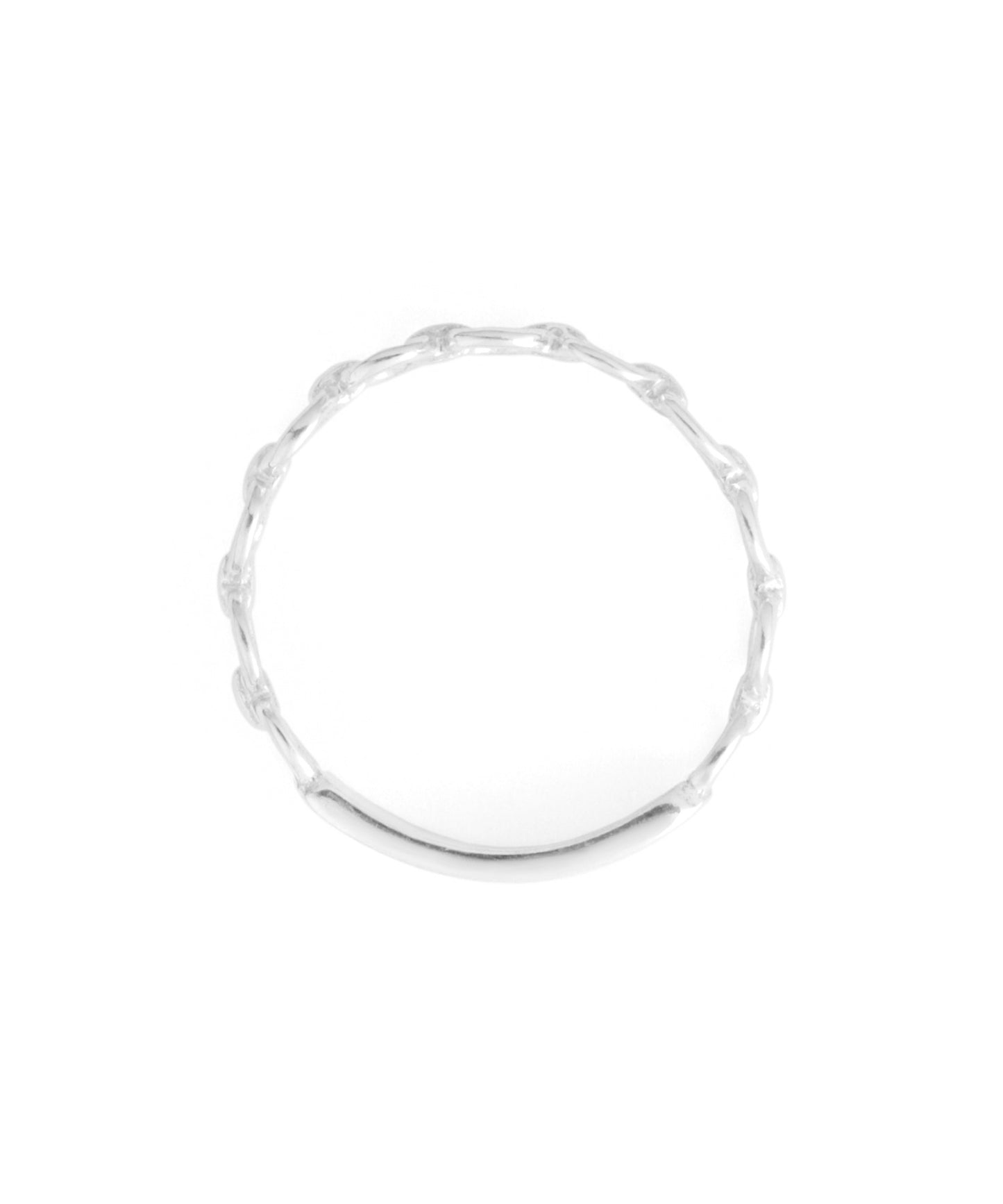 [Eligible for Gift] Chain Motif Pinky Ring [925 Silver]