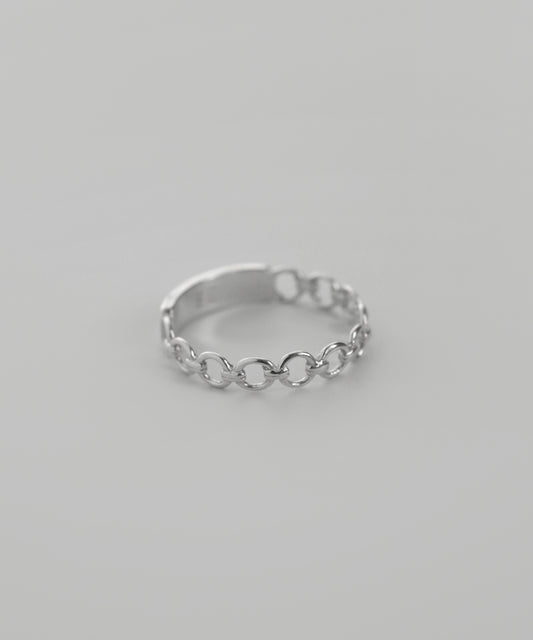 [Eligible for Gift] Chain Motif Pinky Ring [925 Silver]