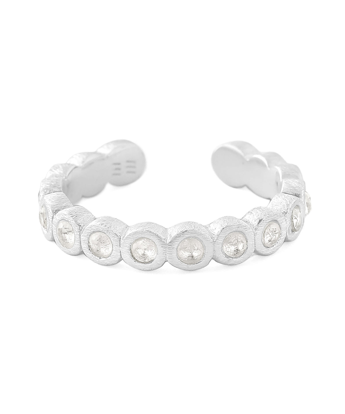 Gemstone 2-Way Pinky Ring [925 Silver]