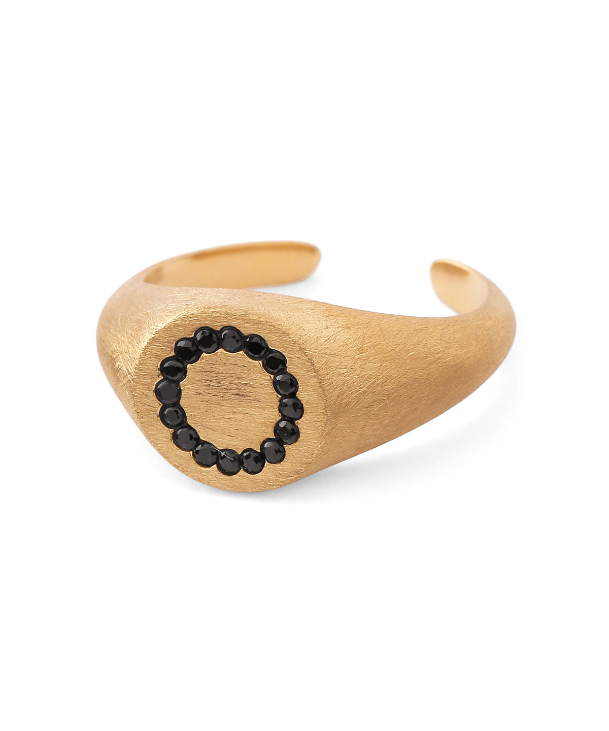 Natural Gemstone Signet Ring