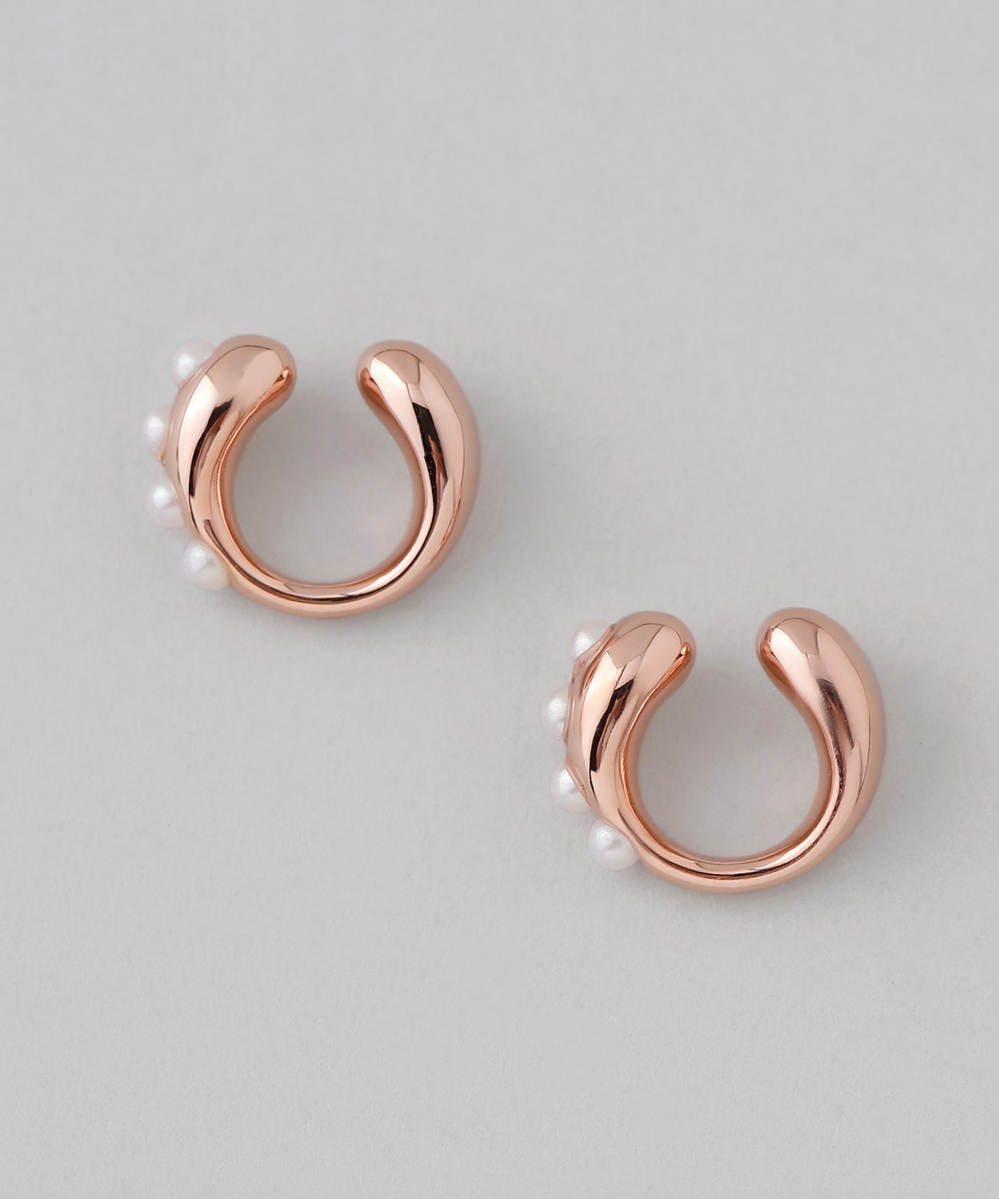 Metal 2way Earrings [mini pearls]