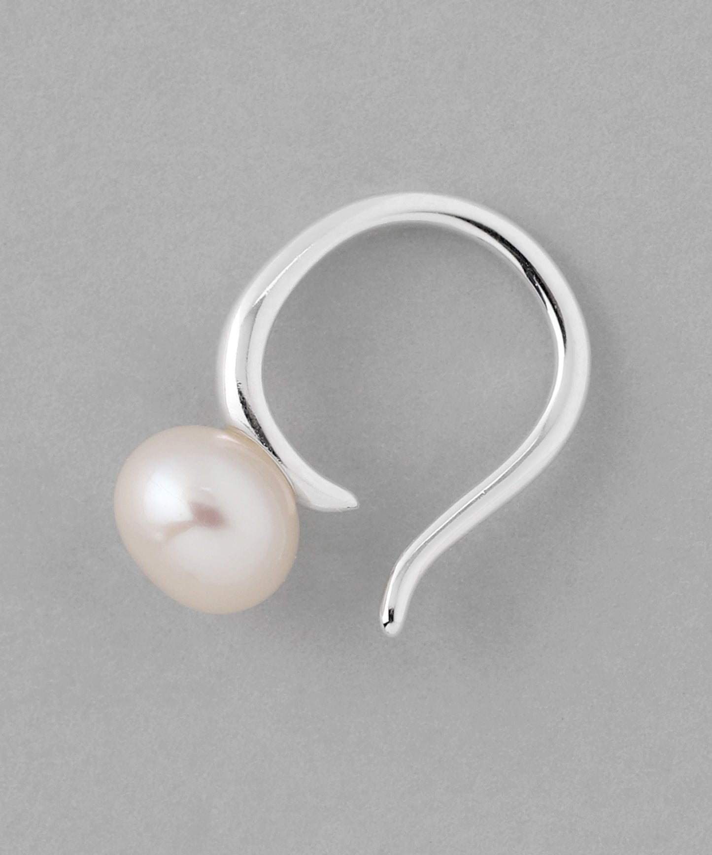 Freshwater Pearl Hook Earrings [925 silver]