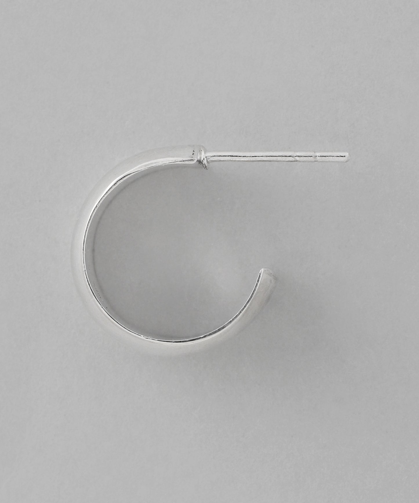 Wide Hoop Earrings [925 Silver]
