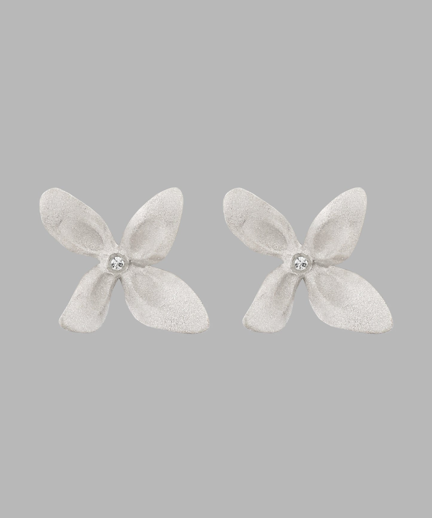 Bijou × Flower Earrings [925 Silver]