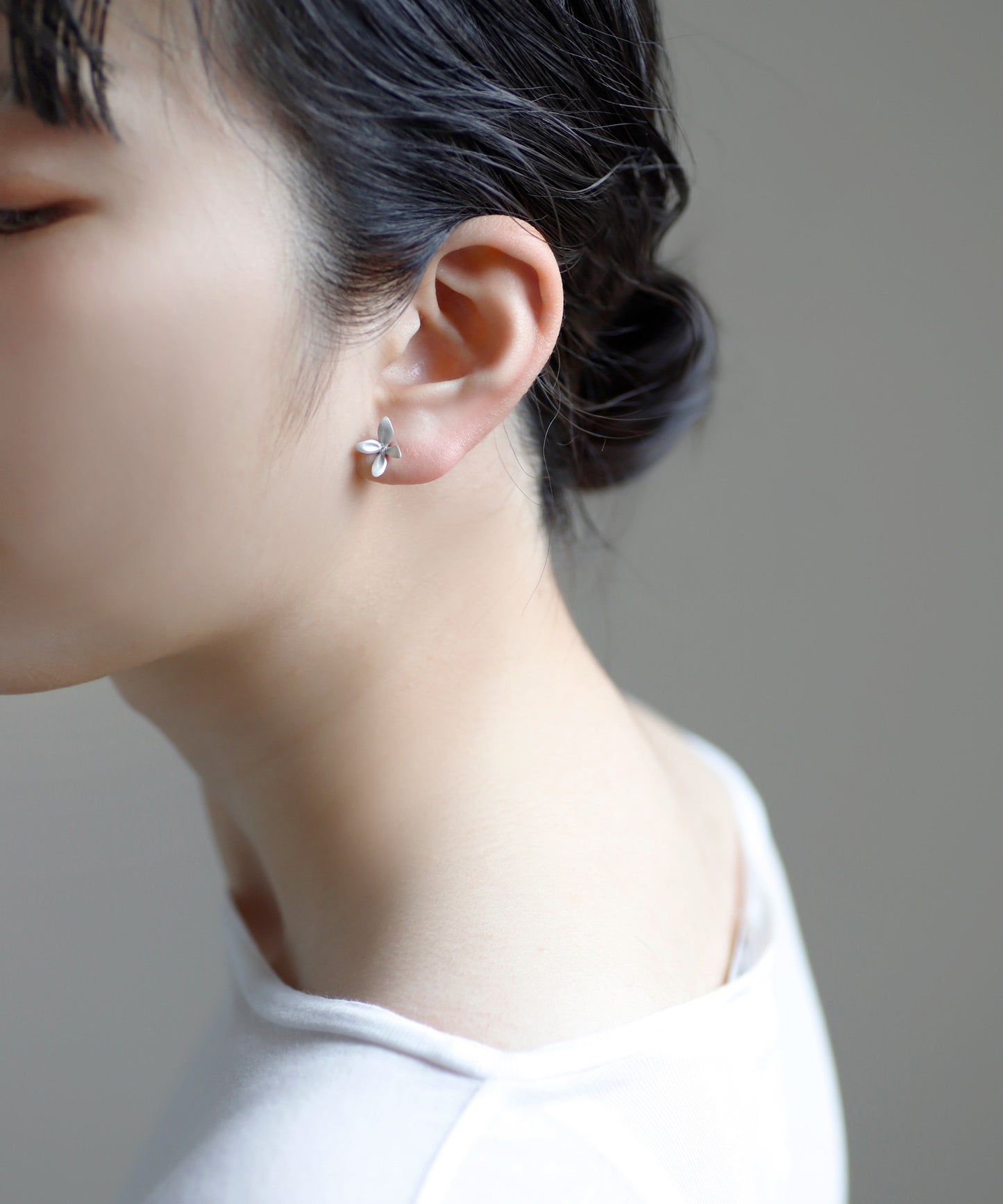 Bijou × Flower Earrings [925 Silver]