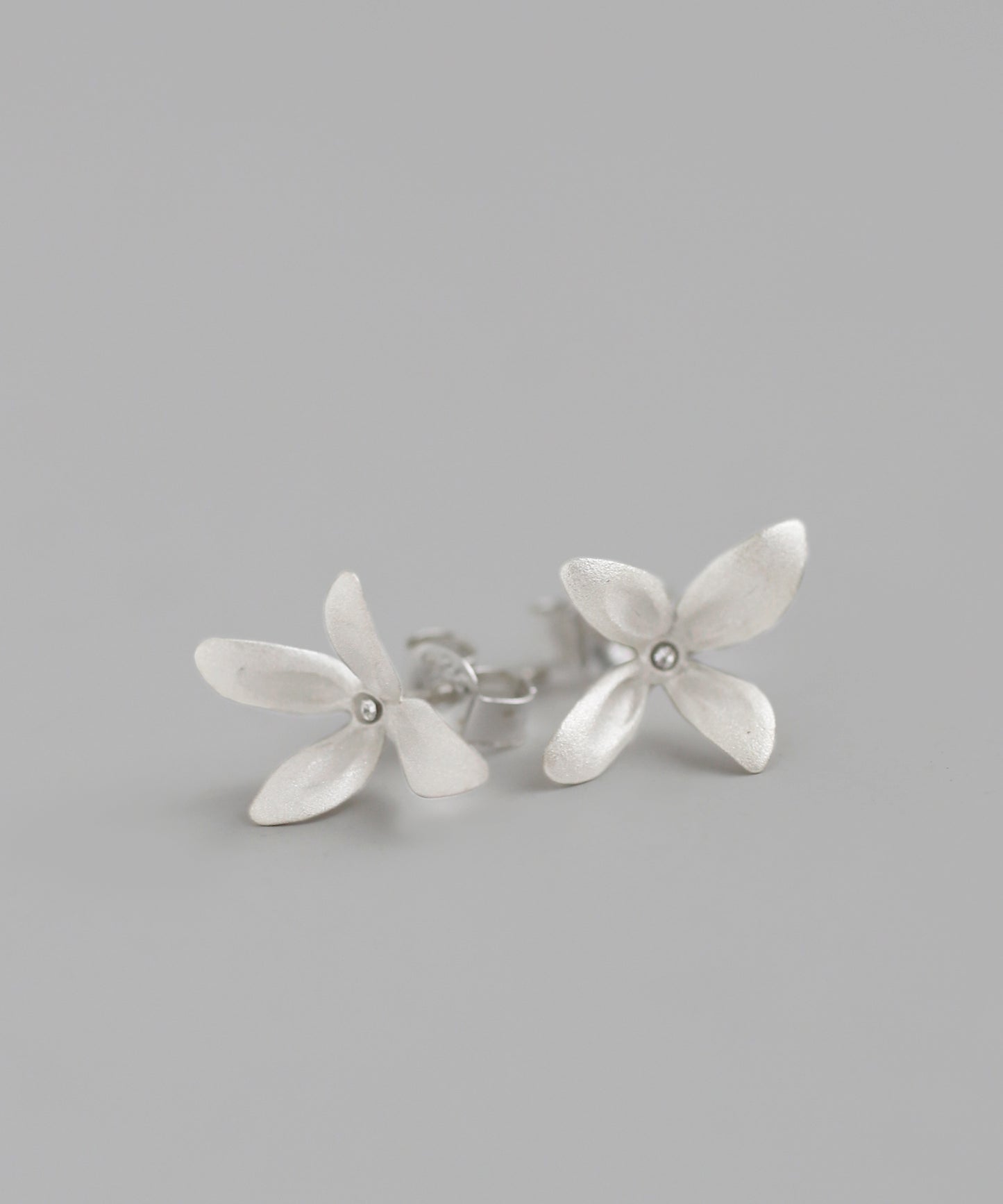 Bijou × Flower Earrings [925 Silver]