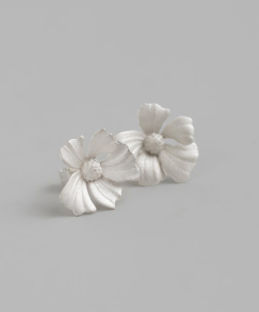 Flower Earrings [925 Silver]