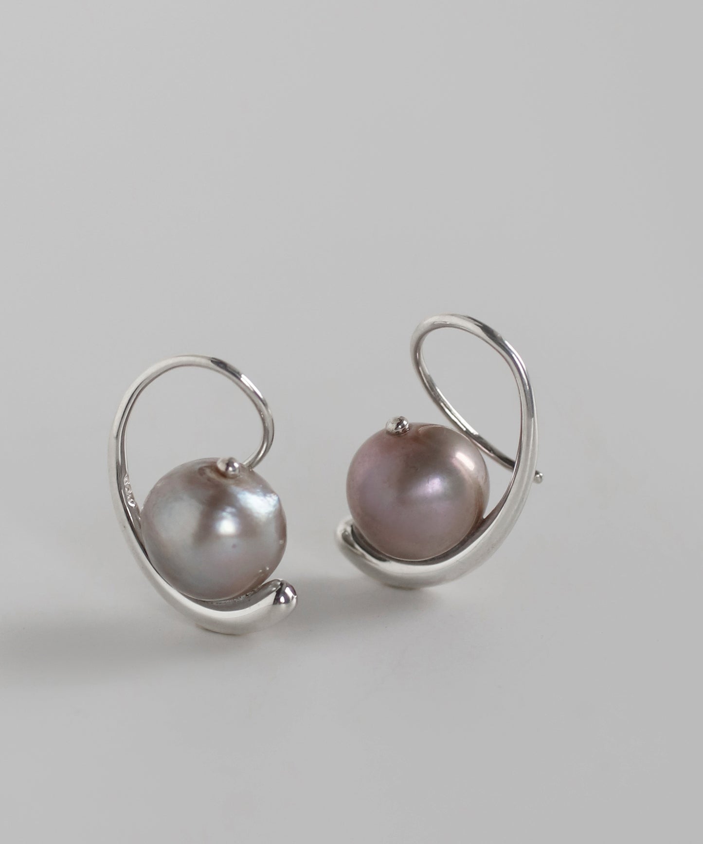 Freshwater Pearl Hook Earrings[925 Silver]