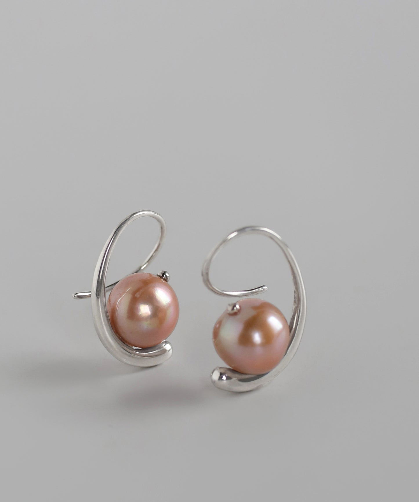 Freshwater Pearl Hook Earrings[925 Silver]