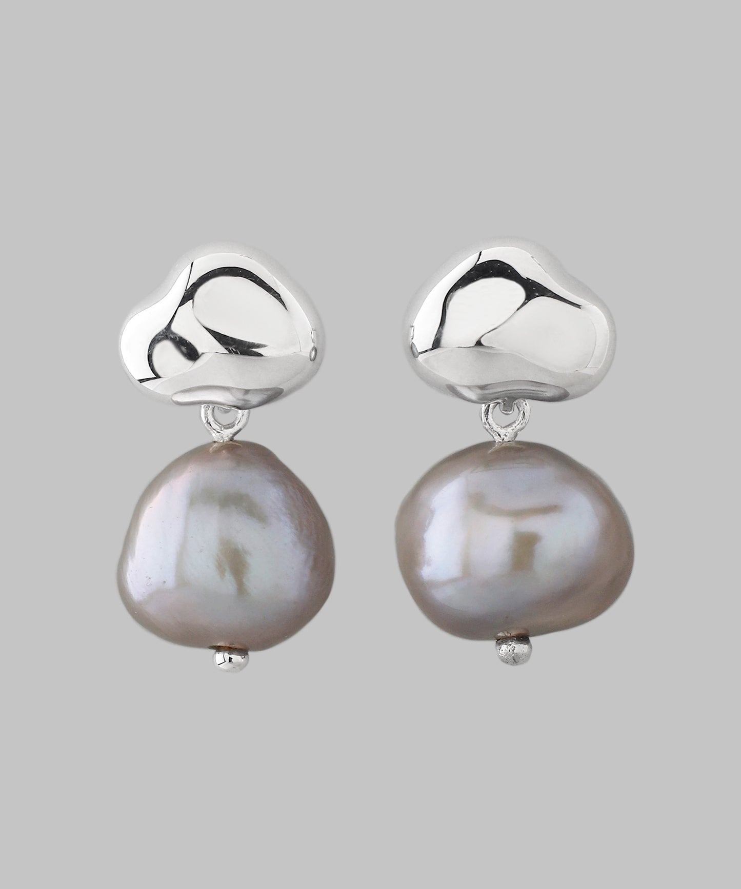 Freshwater Pearl Earrings[925 Silver]