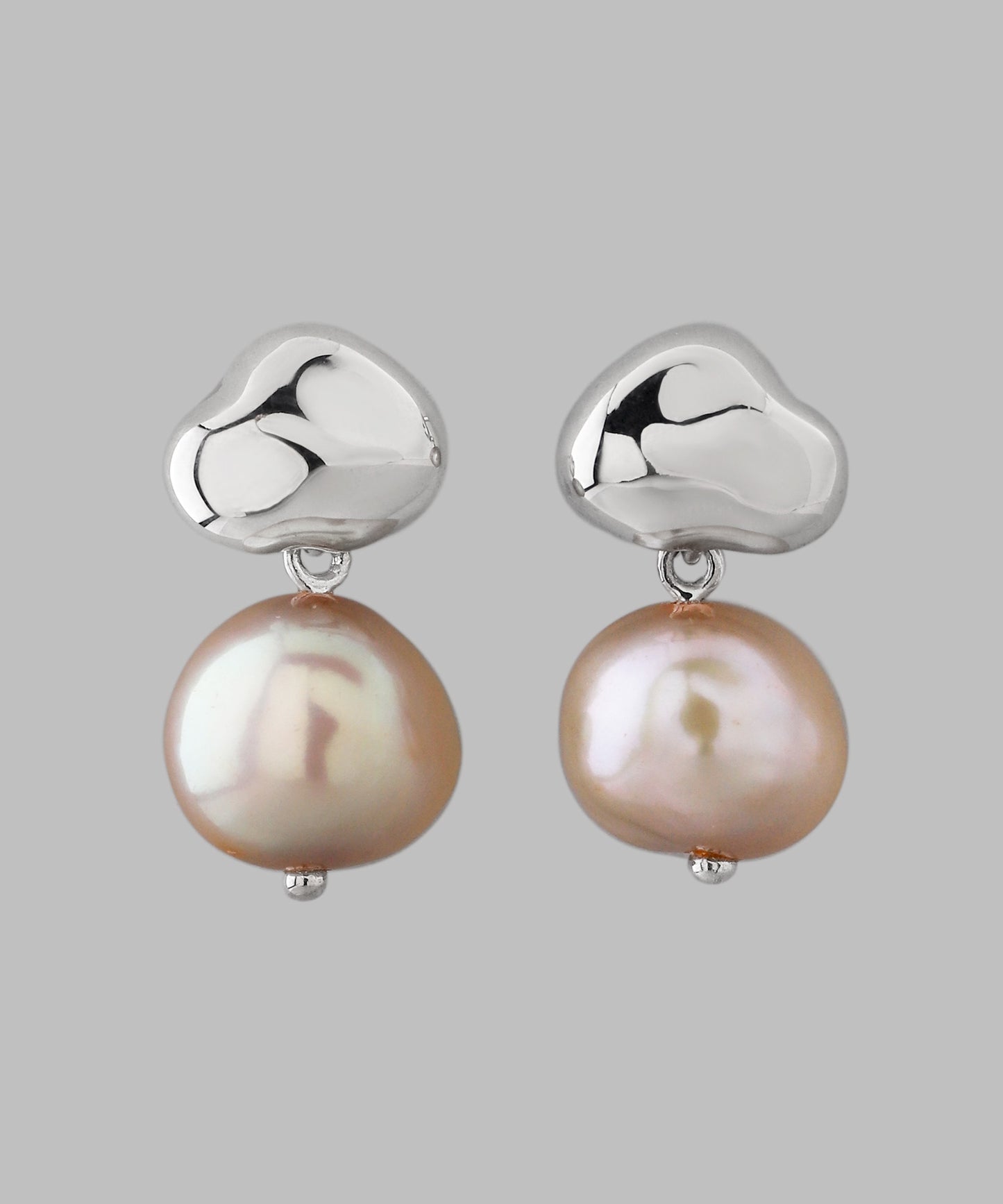 Freshwater Pearl Earrings[925 Silver]