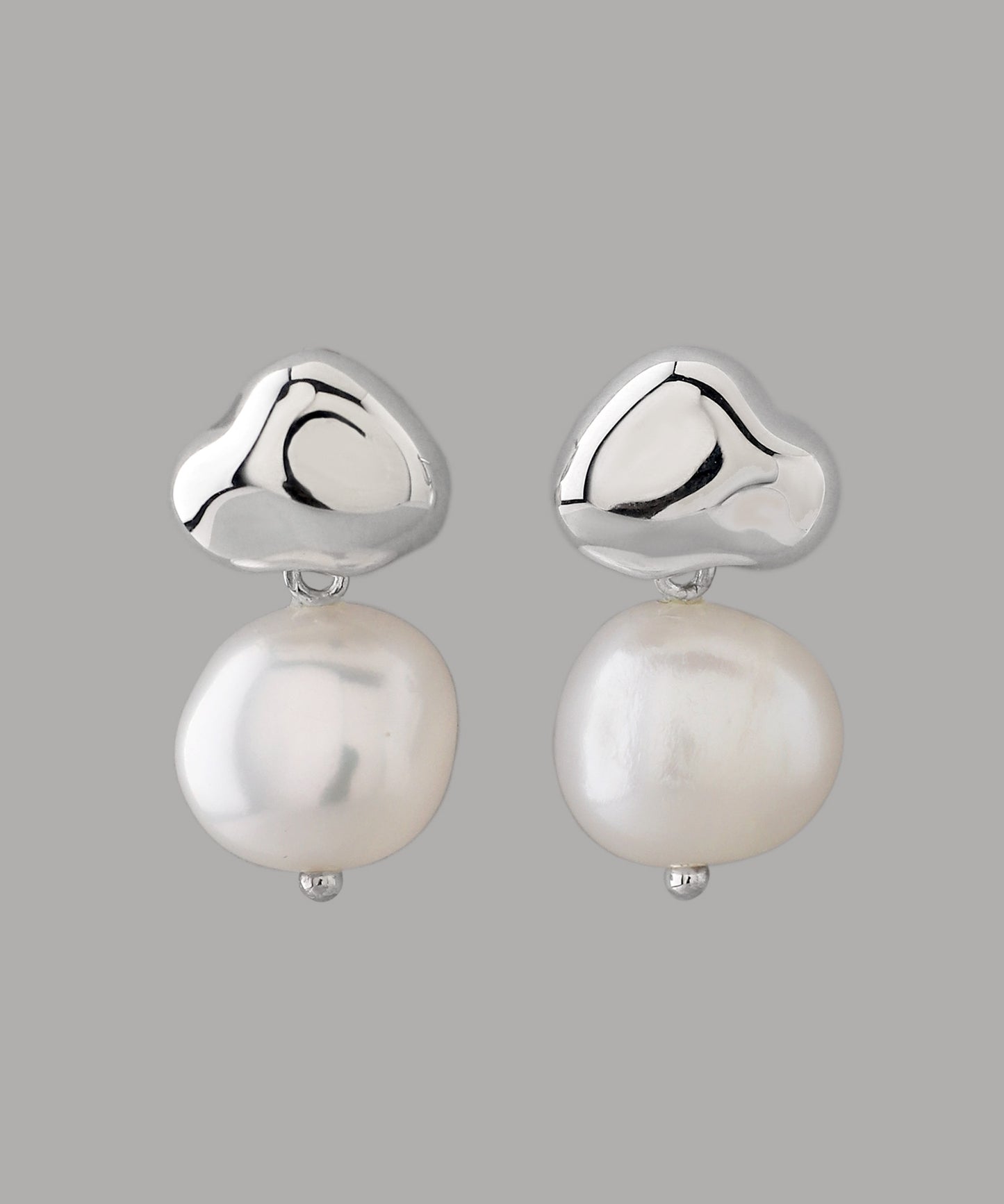 Freshwater Pearl Earrings[925 Silver]